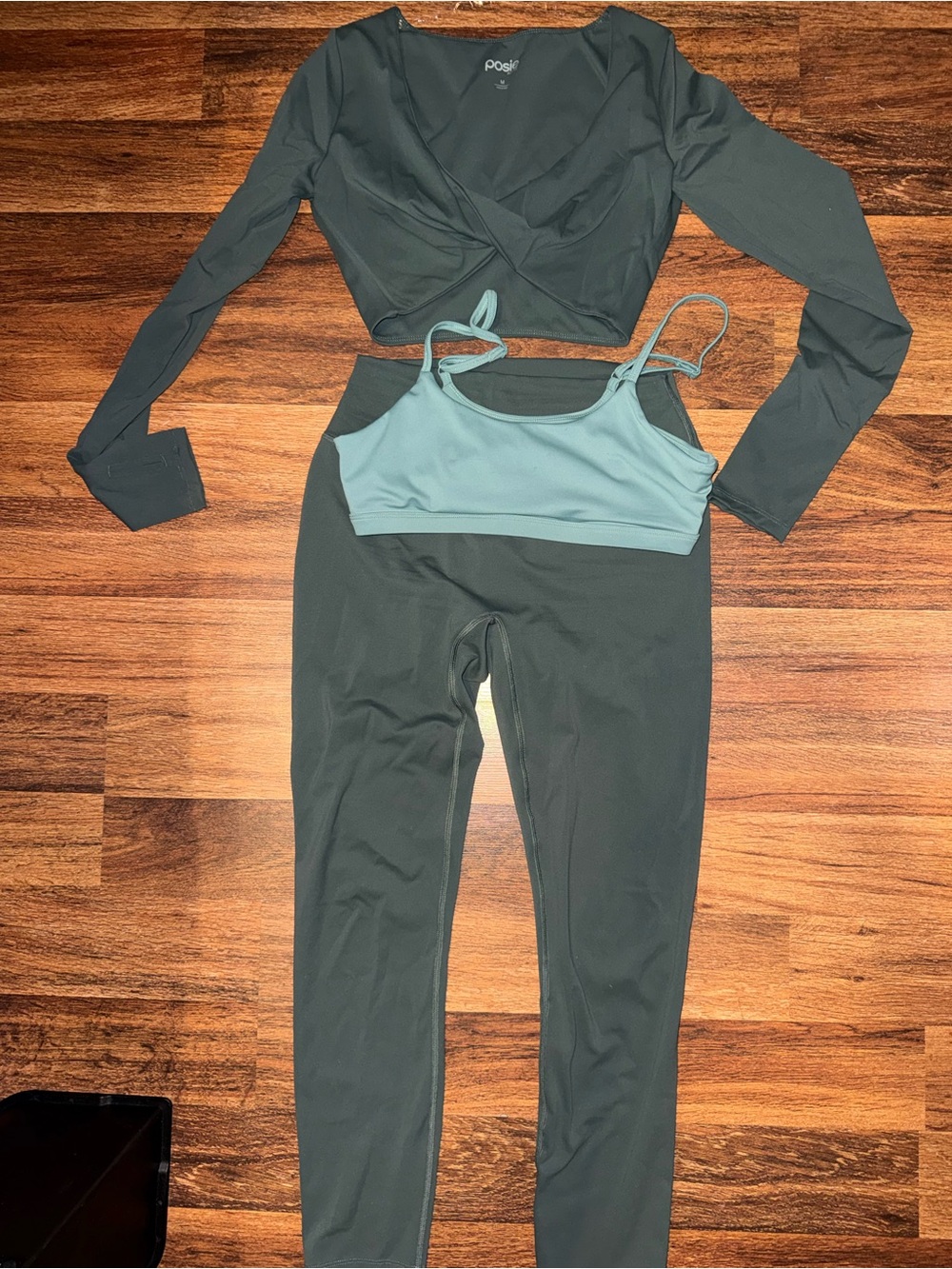Light Teal Sports Bra — Supportive Women’s Workout Bra